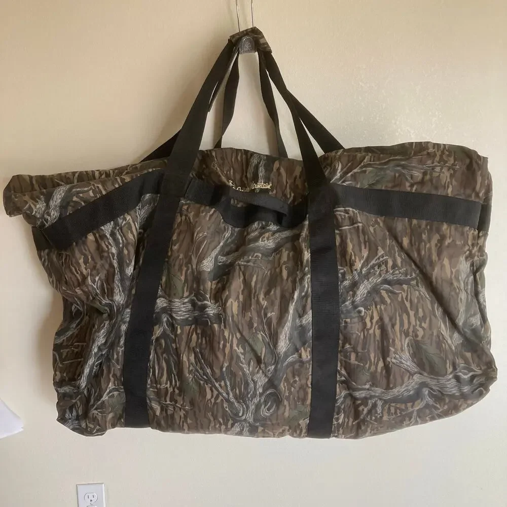 Gander Mountain Camo Hunting Duffle Bag XL Weather-Rite Camp Gear Outdoors 42x27